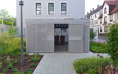 shelter for waste container